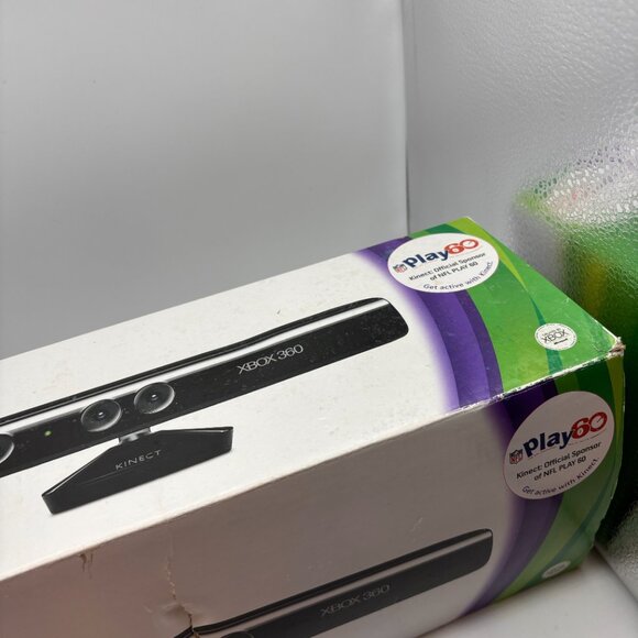Xbox 360 Kinect Sensor Console Accessories Black Lightly Used in Box Untested - Picture 12 of 16